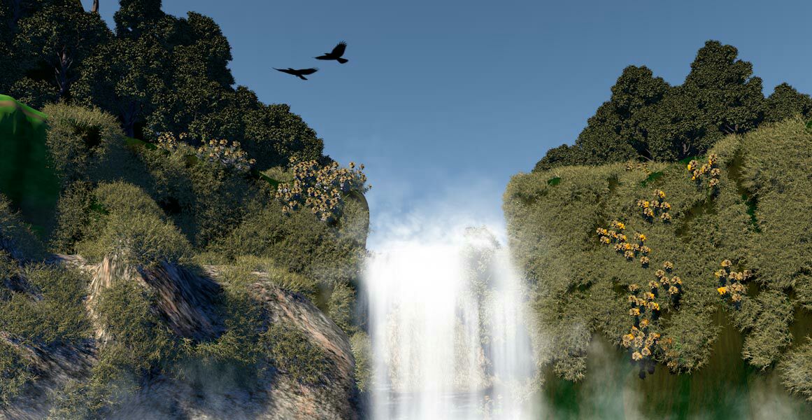 water-fall-scene
